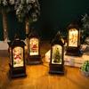 2026 Luminous Christmas Snowfall Lantern: Retro Oil Lamp Desktop Ornament & Festive Gift