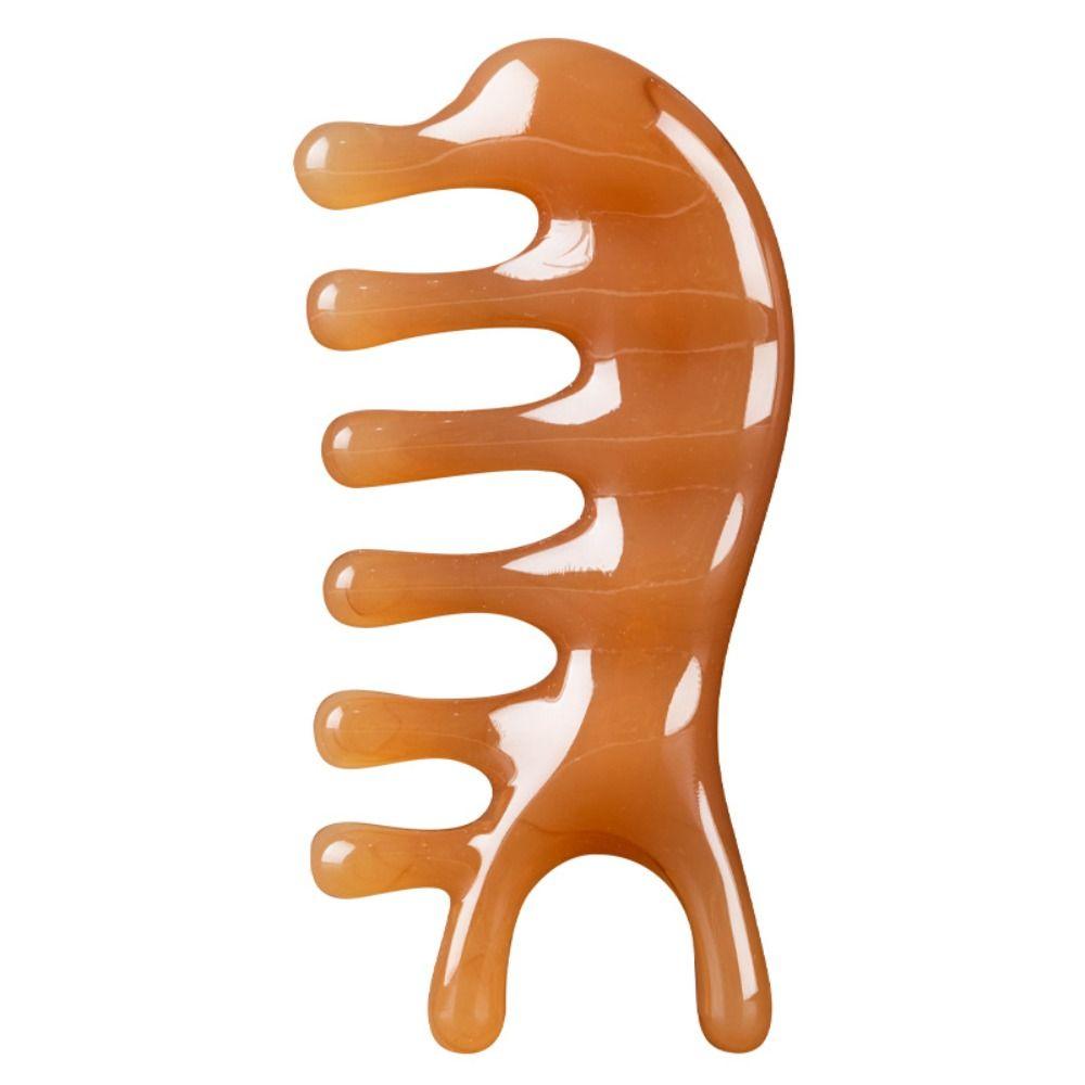 Reflexology Hair Care Meridian Scrapping Wood Comb Hair Comb Scalp Massage Tool Wooden Massage Comb