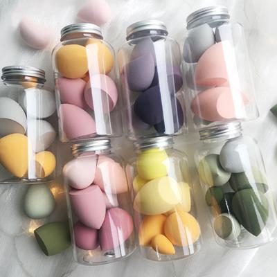 Different Sizes Makeup Sponge Dry&Wet Use Cosmetic Puff Sponge Foundation Powder Blush Beauty Tools with Storage Box