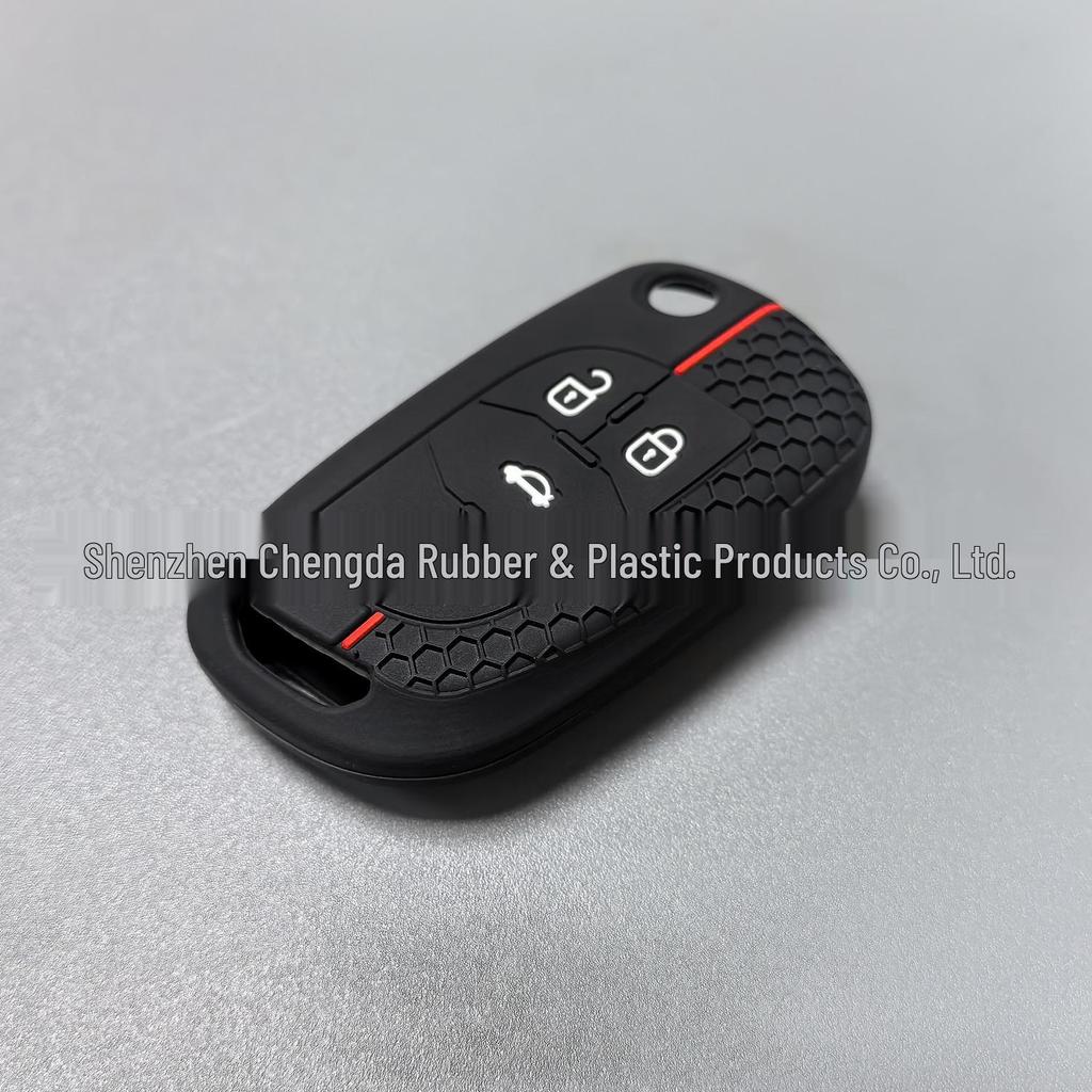 Chevrolet Equinox, Malibu, Klose, Sail 3 Silicone Honeycomb Key Fob Covers with Customization Options.