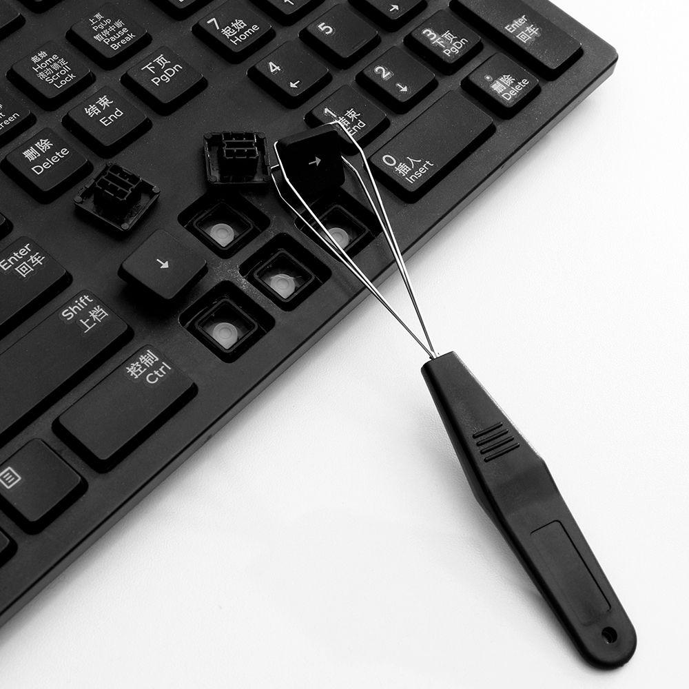 Useful Rounded Simple Cleaning Tool Keyboard Remover Key Cap Puller Metal