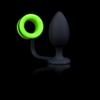 Ouch! - Anal Plug + Cock Ring - Glows In the Dark