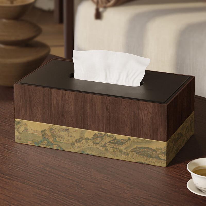 Handun Song Dynasty Style Qingming Scroll Tissue Box