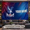 Crystal Palace Personalized Tapestry Support Custom Name, Wall Art Home Decoration