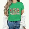 Causal 250th Anniversary Floral USA T-Shirt Women Retro Patriotic Rose Daisy Flowers Tee Fashion Independence Day 2026 Shirt
