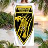 Richmond Tigers Fashion Beach Towel: Ideal for Summer Adventures Soft, Absorbent and Quick Drying Suitable for Swimming and Bathing