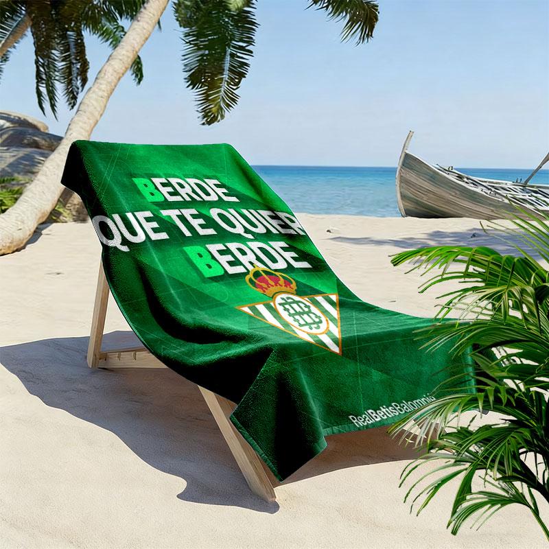 RBB logo Beach Towel, Large Soft Quick Dry Towel for Beach Camping Swimming