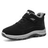 Cotton shoes women's shoes winter warm outdoor sports casual shoes piled thickened Velcro plush lining cold proof