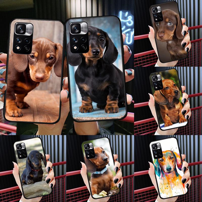 Dachshund Case For Xiaomi Redmi 13C 10C 12C 14C Redmi Note 14 13 Pro 12 11 9 10 9S 10S 11S 12S Cover