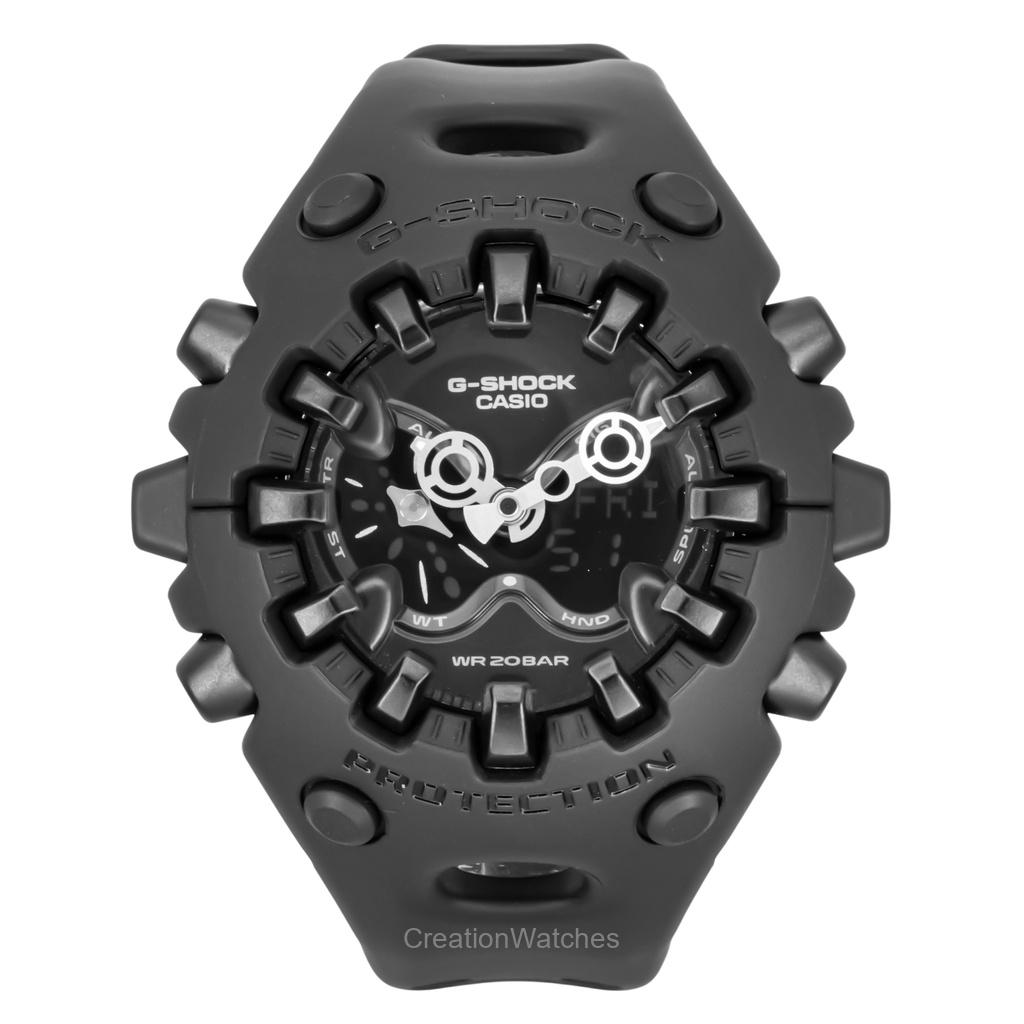 Casio G-Shock Analogový Digitální Pryskyřičný Řemínek Černý Ciferník Quartz GA-V01-1A 200M Pánské Hodinky