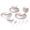 Tang Hui 22-Piece Chinese Ceramic Dinnerware Set