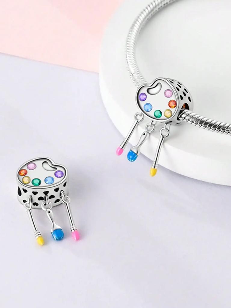Charms Plata Utumnacornsfallen Andflowers Beads For Charmsoriginales Bracelet Beads Jewellery Making Women'S Gift