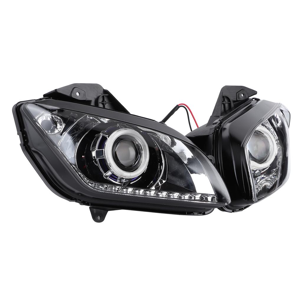 LED Headlight Assembly Bright White Angel Eyes High Low Beam Fit for R15 2012?2016