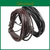 Stylish Multilayer Genuine Leather Bracelet For Men And Women Handcrafted Casual Fashion Accessory