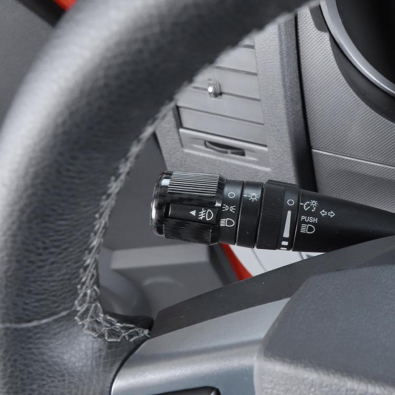 Naklejka dekoracyjna na przełącznik wycieraczek reflektorów pasuje do Dodge Nitro 2007-2012, Jeep Liberty, Jeep Grand Commander, akcesoria wewnętrzne