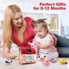Farm Animals Baby Toys Surprise Barn With Stuffed Farm Animals Sensory Montessori Toy Baby Boy Girl Gifts Toy Portable