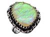 Australian Triplet Opal Natural Gemstone Antique Ring US Size-9 R 4657