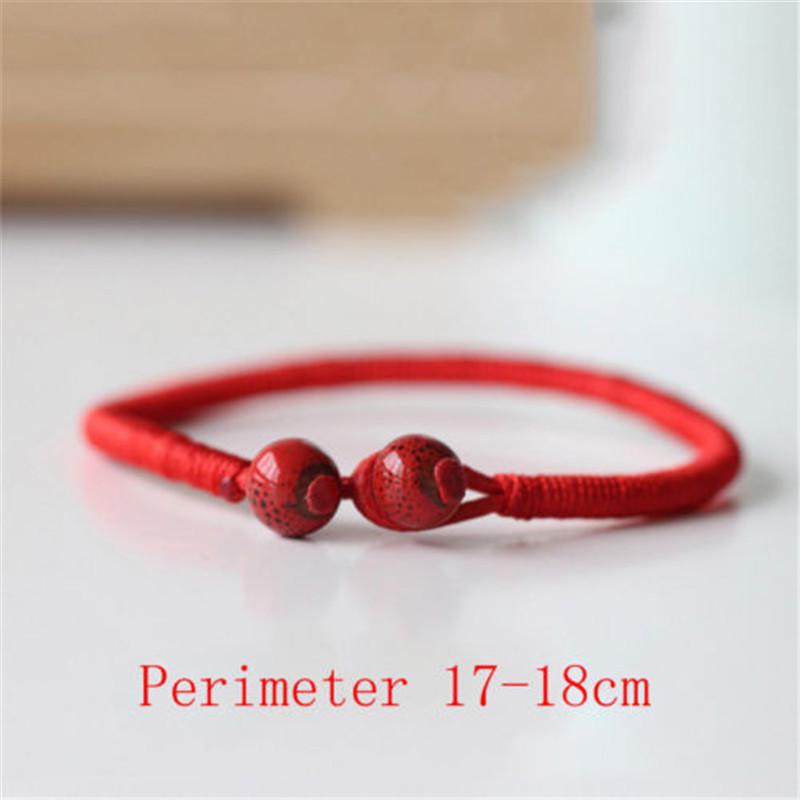 1pcs Unisex Good Luck Hand-woven Lucky Red Rope Bracelet