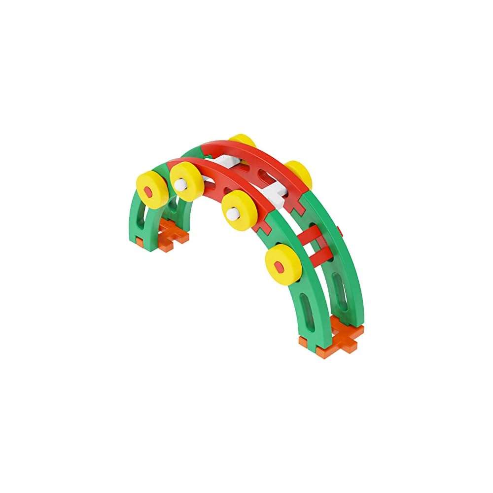 Gakken New Block Diorama Deluxe Set for Ages 3 and Up with Train Tracks and Accessories