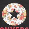 Converse T Shirts Women's Black Crew Neck Moderate Straight Fit 10017396-A01