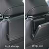 Plateau repas pour siège arrière de voiture avec support pour téléphone et porte-gobelet - Table à manger multifonctionnelle Accessoire de rangement pour intérieur d'automobile