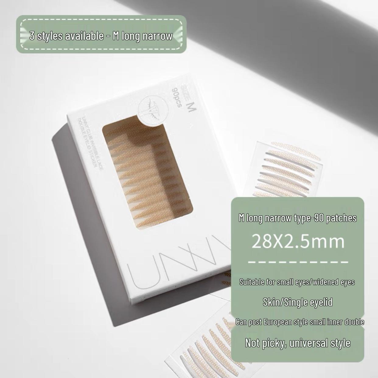 Unny Невидимая кружевная лента для двойного века для припухших век