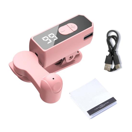 Digital LED Display Auto Clicker Type-C Screen Touch Tapper 108 Gears Silent Finger Clicking Simulator for Video Live Page Turning