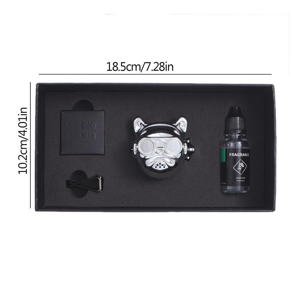 Car Vent Air Freshener Car Vent Clips With French Bulldog Design Perfume Fragrance Long Lasting Car Vent Clip Car Fresheners