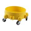Heavy Duty Car Wash Bucket Dolly 5 Wheel Swivel Rolling Cleaning Stand for Garage Detailing