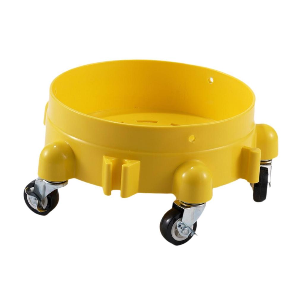Heavy Duty Car Wash Bucket Dolly 5 Wheel Swivel Rolling Cleaning Stand for Garage Detailing