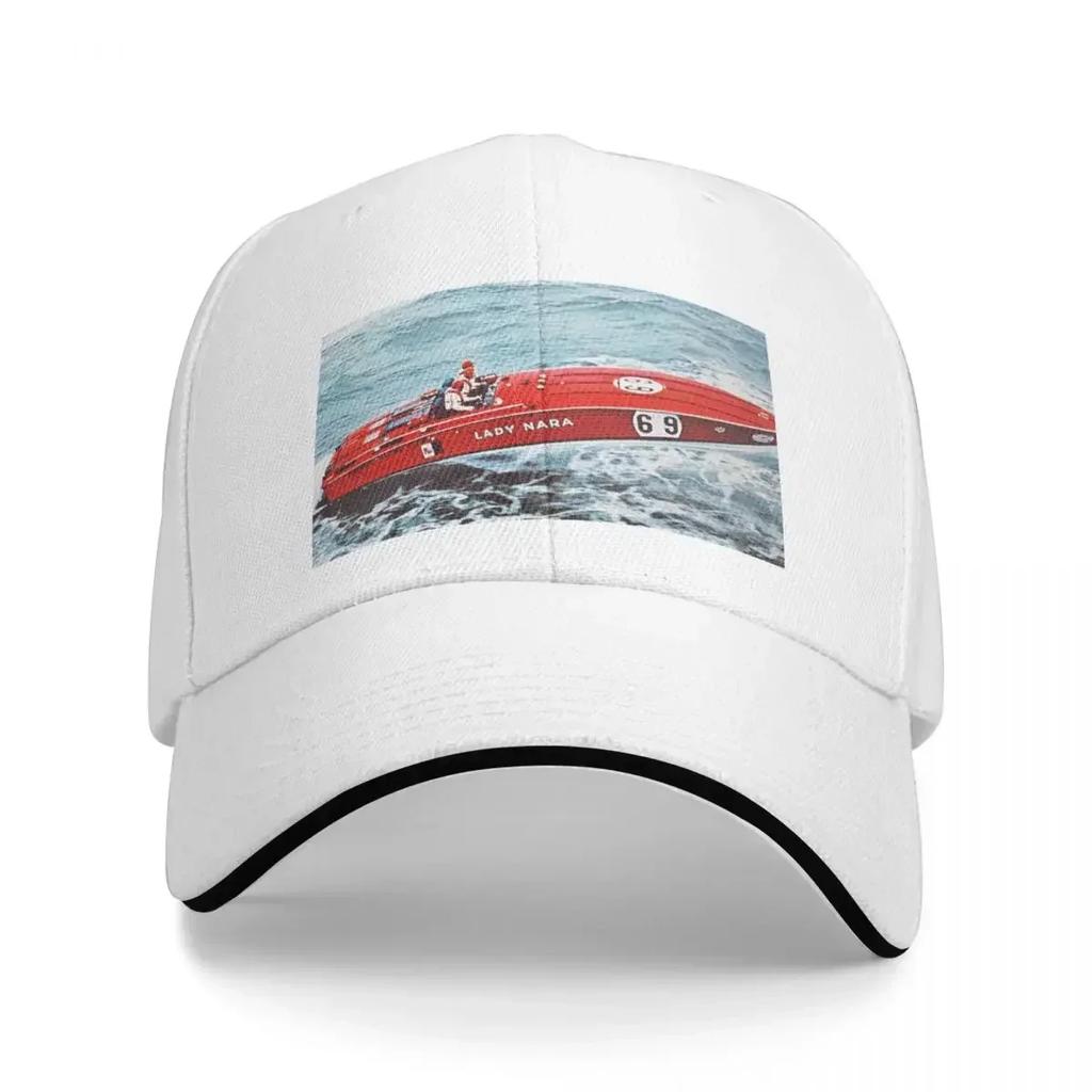 s Italian Racing Boat (Retro) Baseball Cap tea Hat Golf Hat Unisex hard hat Luxury Unisex Womens Golf Wear Unisexs