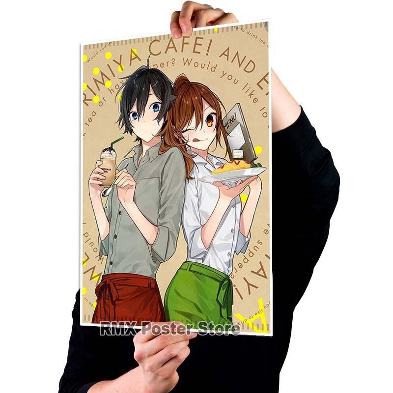 White Coated Paper Japanese Anime Horimiya Posters High Quality Print Poster Home Decor DIY Living Room Bar Decoration Painting