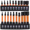 S2 Steel Screwdriver Hex Head Bits Metric Magnetic Allen Wrench Drill Bit Set with Holder Power Tools Impact Driver Bits 25/50mm