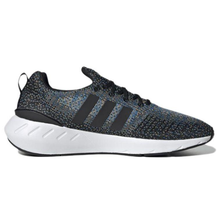 Adidas Swift Run 22 Black Orange Rush Unisex Sneakers Core-Black GZ3508