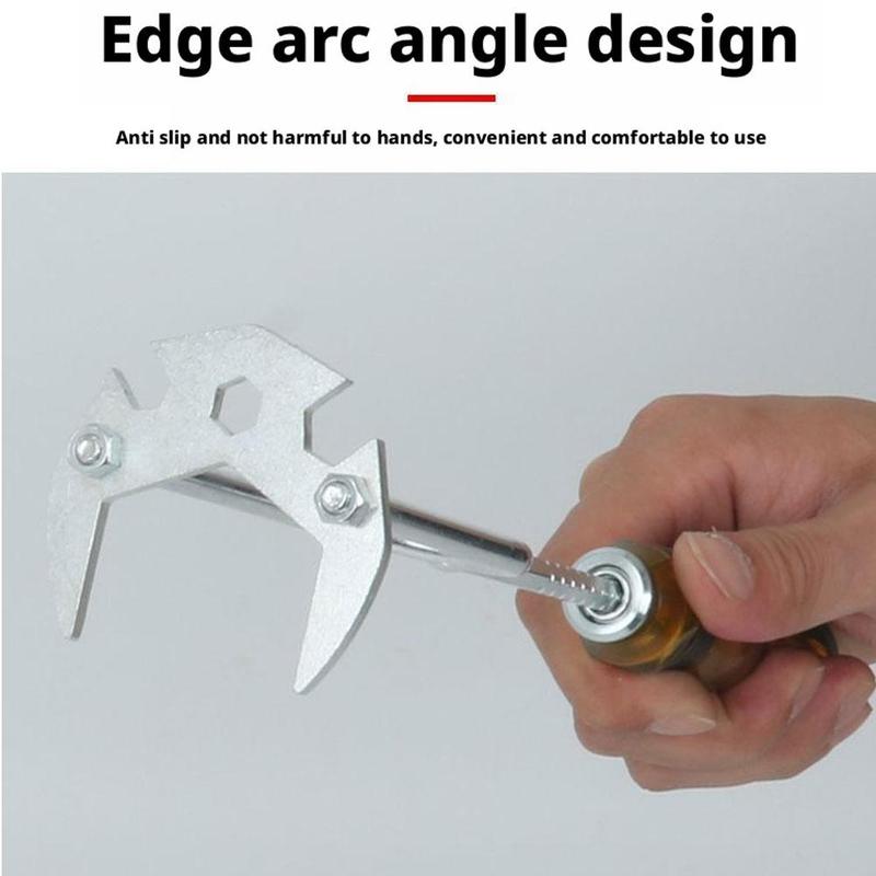 21-in-1 Telescopic Multi-function Sink Wrench Faucet Tool with 7 Die Heads, Universal Plumbers Tool for Tight Spaces Bathroom