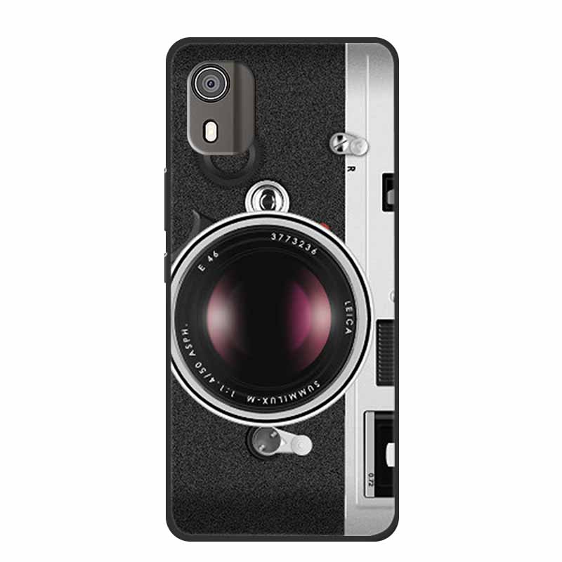 Case For Nokia C02 Luxury Soft Silicone TPU Black Phone Cover for Nokia C02 C 02 NokiaC02 Funda Lovely Shockproof Bumper Coque