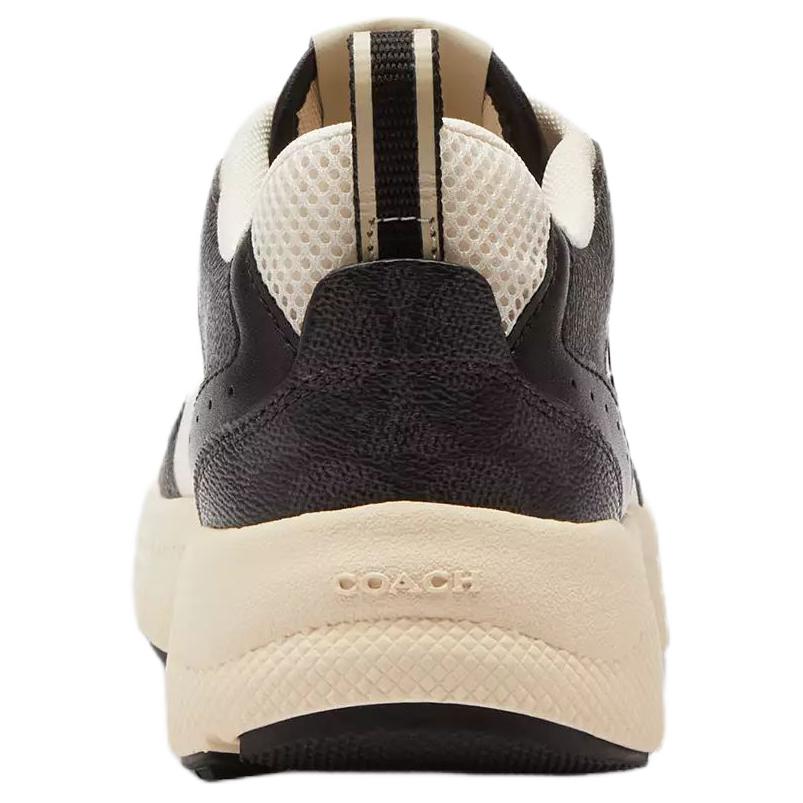 Coach Strider Round Toe Lace-Up Low-Top Casual Shoes Women sneakers Charcoal CY242-CHR