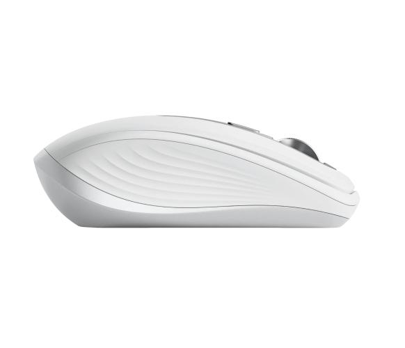 Logitech MX Anywhere 3S Mouse - RF Wireless + Bluetooth, Laser, 8000 DPI, Pale Grey (White)