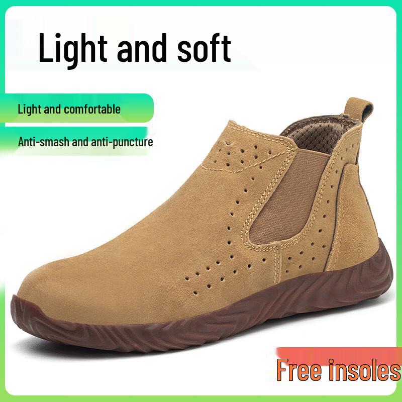 Bo Zong Unisex Steel Toe Puncture-Proof Safety Shoes 37