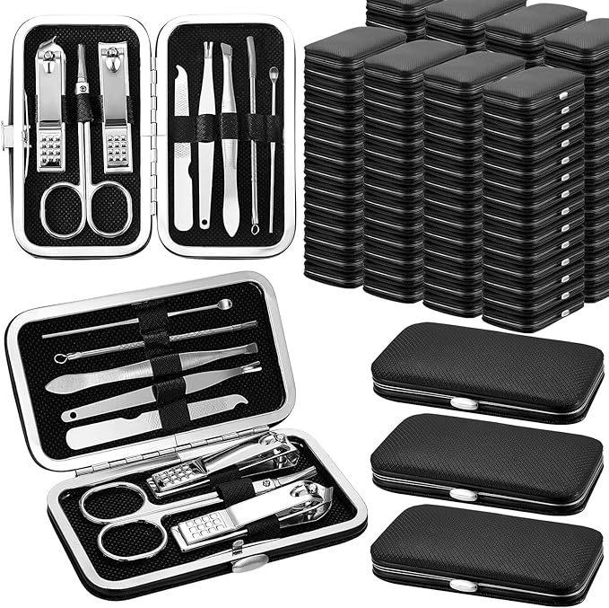 8-Piece Student Manicure Set: Nail Clippers & Scissors for Home Use