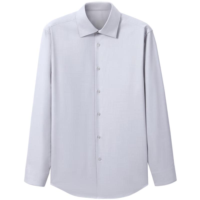 Goldlion Men s Warm Cashmere Blend Long Sleeve Business Casual Shirt M