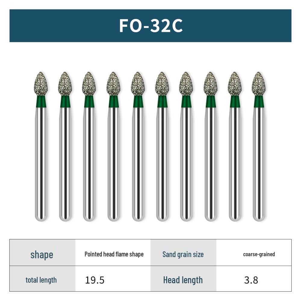 High-Speed Diamond Dental Burs for Polishing, Grinding, and Oral Care