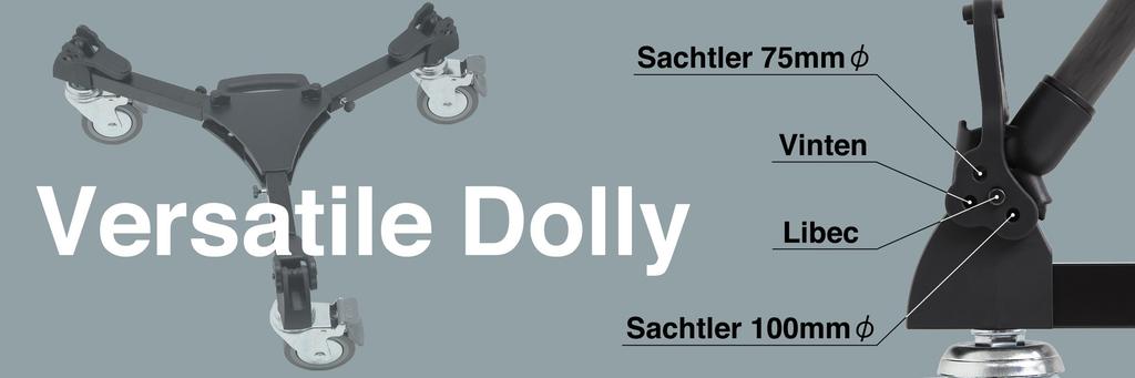 Dolly Tripod Foldable for RT20C RT30B QL40B RT50B RT50C [Libec] DL-3RB / / / /