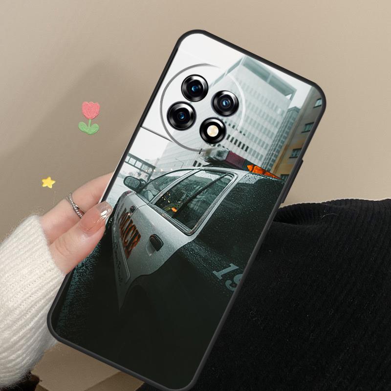 Police Car Case For OnePlus 13 15 13R 13T 12 12R 11 10 Pro 10T 8T Nord 5 CE 2 3 4 Lite N20 N30 Cover