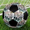 Soccer Ball Colorful Machine Stitched PVC Size 5 Team Training Competition Ready Durable High-Bounce Cool Sports Gift