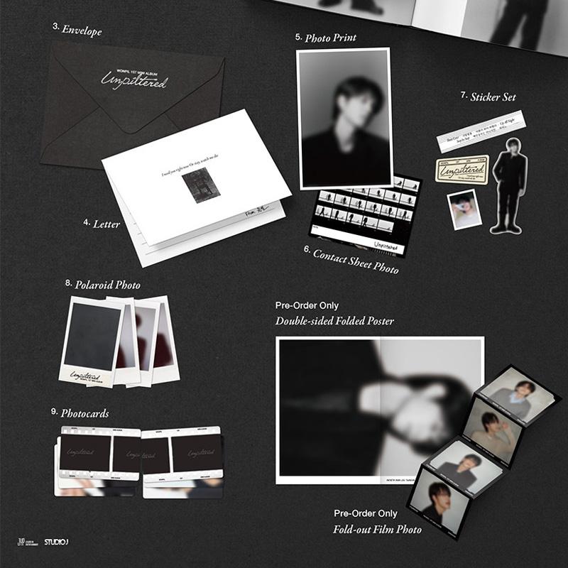 WONPIL (DAY6) – Filtrelenmemiş Fotoğraf Kitabı Sürümü