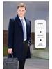 Unisex Woolen Mid-Length Coat - Warm, Versatile for Autumn/Winter 2025
