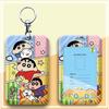 Crayon Shin-chan Cartoon Student Lanyard ID Badge Holder for Campus Use