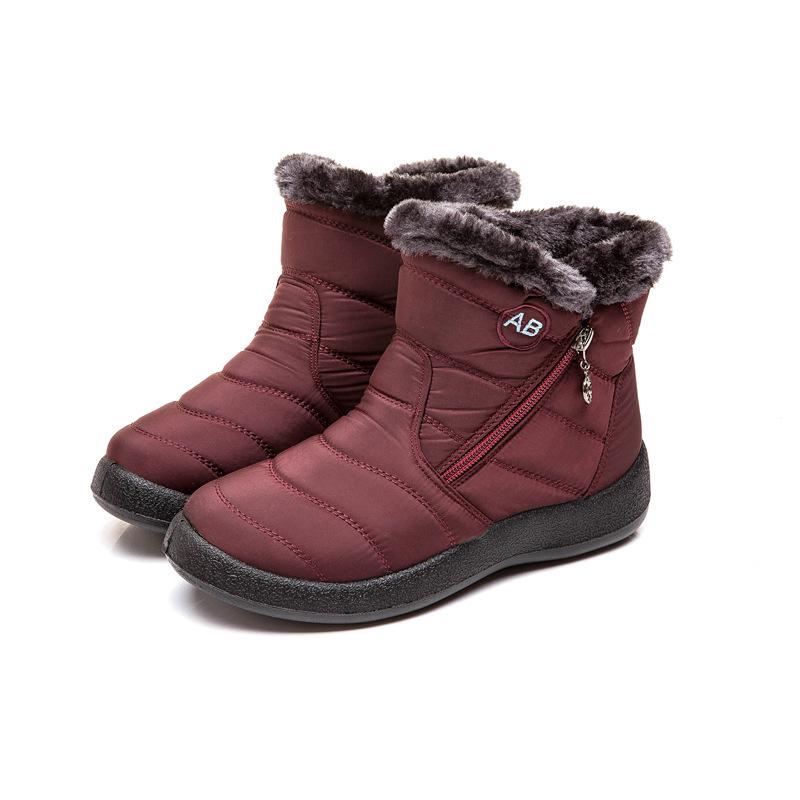 Fashion Boots Women  Watarproof Ankle Boots For Winter Shoes Women Keep Warm Snow Botines Female 2025 Luxury Zipper Winter Botas Mujer