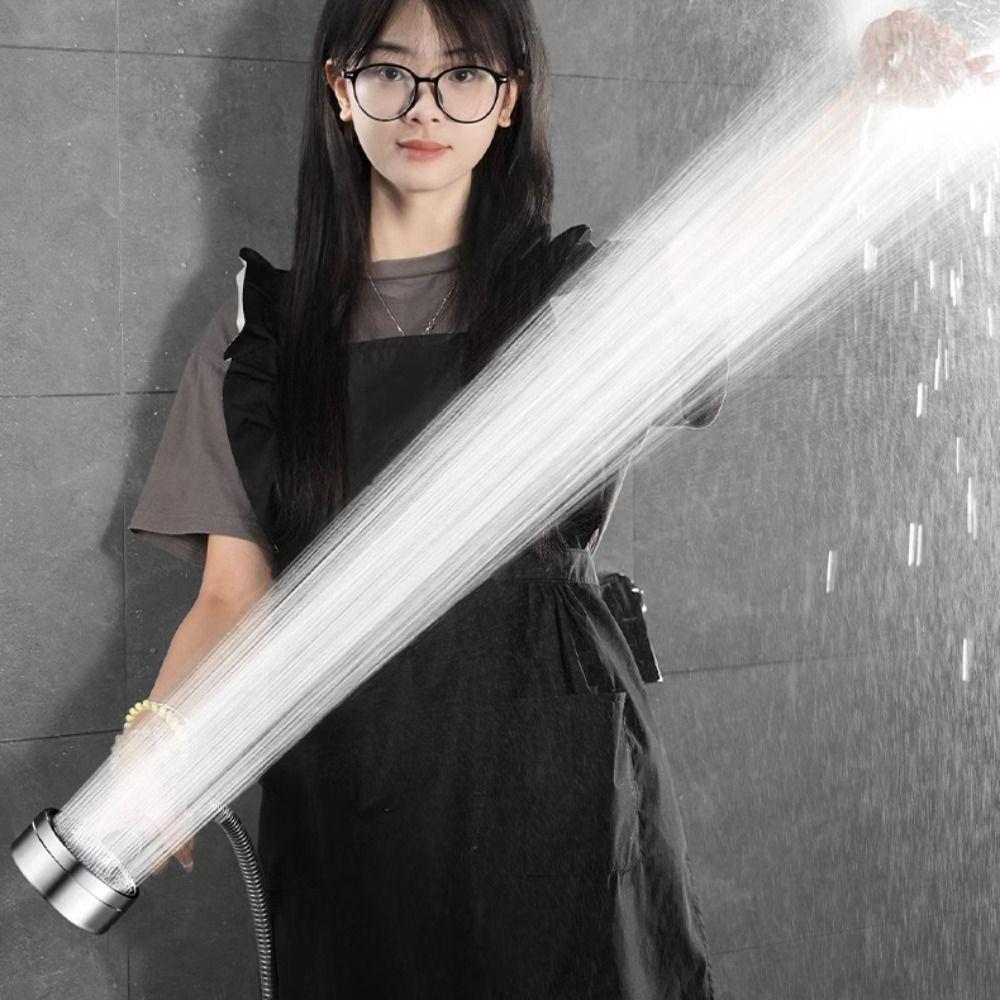 304 Stainless Steel Handheld Shower Head Water Saving Supercharged Rainfall Shower Head Dormitory